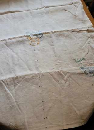 Beautiful Antique Embroidered Linen, brand: Vintage, condition: Satisfactory, £59.99, £63.69 includes Buyer Protection