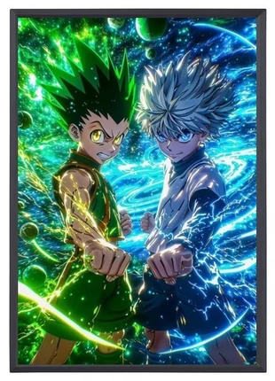 Cadre Gon et Kirua, brand: Hunter x Hunter, condizioni: Novità, €7.00, €8.05 include la Protezione acquisti