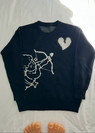 Pull Aesthetic Nooir Cupidon, marque: CHROME, état: Très bon état, taille: M, 34,99 €, 37,44 € Protection acheteurs incluse