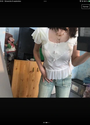 Haut coquette vintage, marca: COQUETTE, estado: Muito bom, tamanho: XS / 34 / 6, €10.00, €11.20 inclui Proteção do Comprador