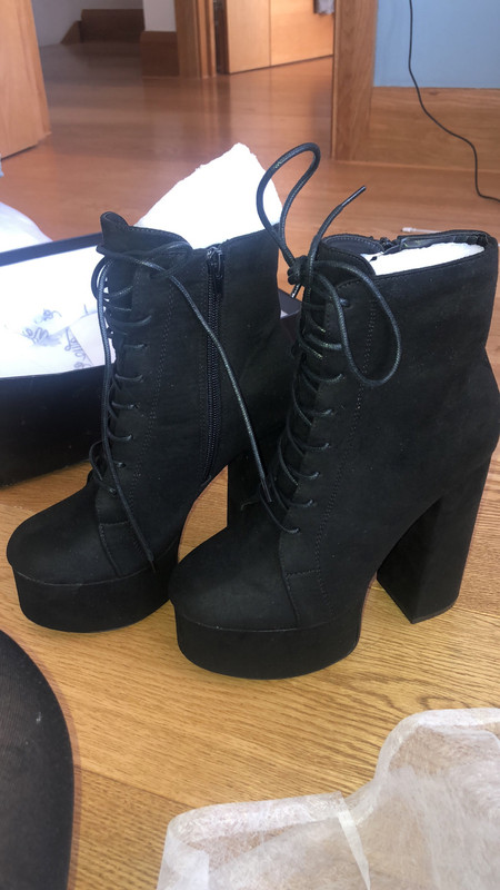 Size 1 sale platform boots