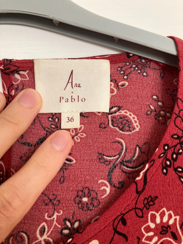Robe pablo rouge sale