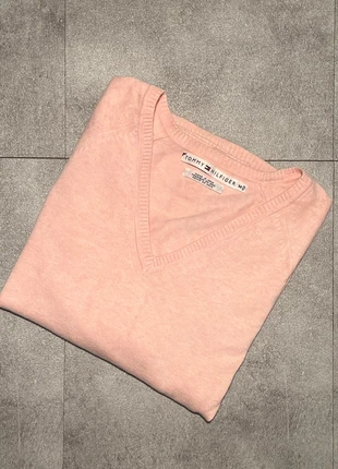 Pull Tommy Hilfiger rose col V - 90% coton - Taille M femme °, marque: Tommy Hilfiger, état: Neuf sans étiquette, taille: M / 38 / 10, 10,00 €, 11,20 € Protection acheteurs incluse