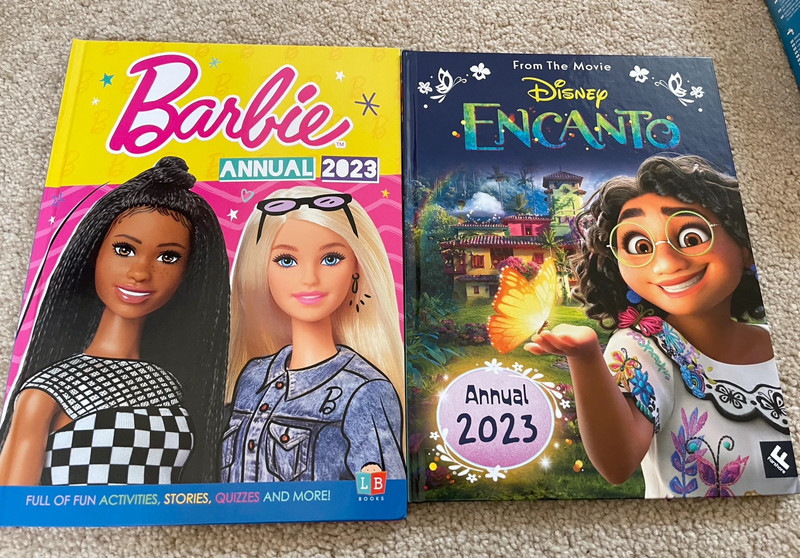 Barbie annual 2023 and encanto annual 2023 Vinted