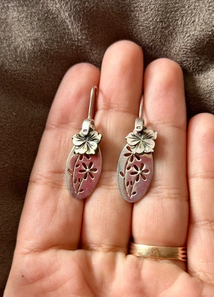 Boucles d’oreilles fleurs en argent massif et nacre, marca: Argent, estado: Muito bom, €22.95, €24.80 inclui Proteção do Comprador Pro