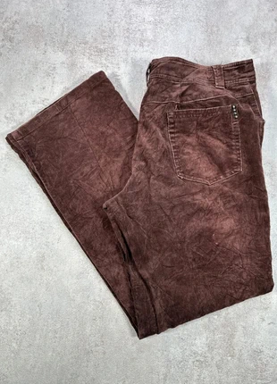 Pantalon Vintage En Velours Côtelé / Corduroy Flair Sport brun texturé ample taille 10, brand: Vintage Dressing, condition: Very good, size: M / 38 / 10, €13.00, €14.35 includes Buyer Protection Pro