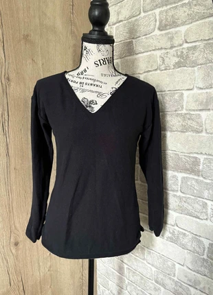 Pull noir 100% coton taille 38/40, estado: Muito bom, tamanho: M / 38 / 10, €10.00, €11.20 inclui Proteção do Comprador