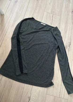 Haut manches longues Camaieu gris taille M - détails dentelle, marque: Camaïeu, état: Très bon état, taille: M / 38 / 10, 5,19 €, 6,15 € Protection acheteurs incluse