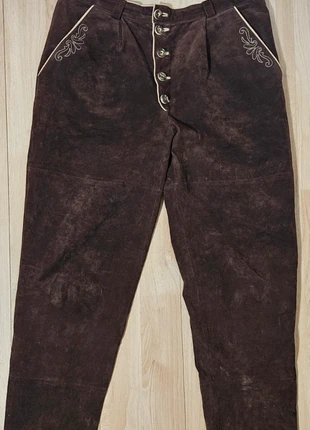 Echtes leder lederhosen, merk: mode trachten, staat: Heel goed, maat: XL, € 46,00, € 49,00 inclusief Kopersbescherming