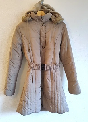 Abrigo acolchado beige con forro borreguillo E&D vintage, marca: E&D, estado: Novo sem etiquetas, tamanho: L / 40 / 12, €12.00, €13.30 inclui Proteção do Comprador