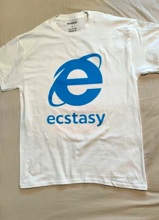T-shirt Easy blanc Motif logo graphique Taille L, marque: Rare, état: Neuf sans étiquette, taille: L, 15,99 €, 17,49 € Protection acheteurs incluse