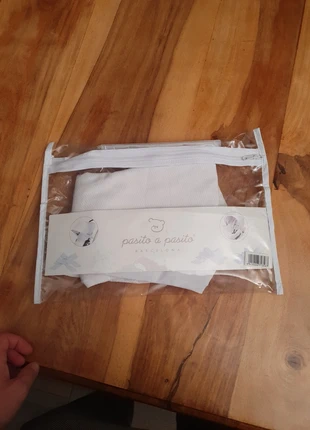 Housse ombrelle nacelle / poussette bébé blanc, marque: pasito a pasito, état: Neuf avec étiquette, 15,00 €, 16,45 € Protection acheteurs incluse