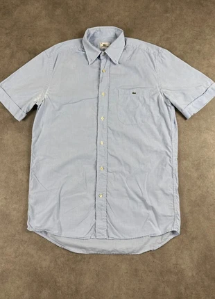 Chemise à carreaux manche courte bleu clair Lacoste taille S homme 38 - CHE0150, marca: Lacoste, estado: Bueno, tamaño: S, 6,00 €, 7,00 € Protección al comprador Pro incluida