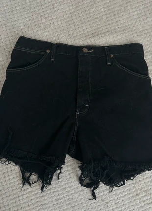 Distressed Wrangler Jean Shorts, brand: Wrangler, condition: Very good, size: S / 8, £5.00, £5.95 includes Buyer Protection