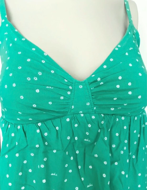 Robe verte petite fleur EDC by esprit - photo numéro 3
