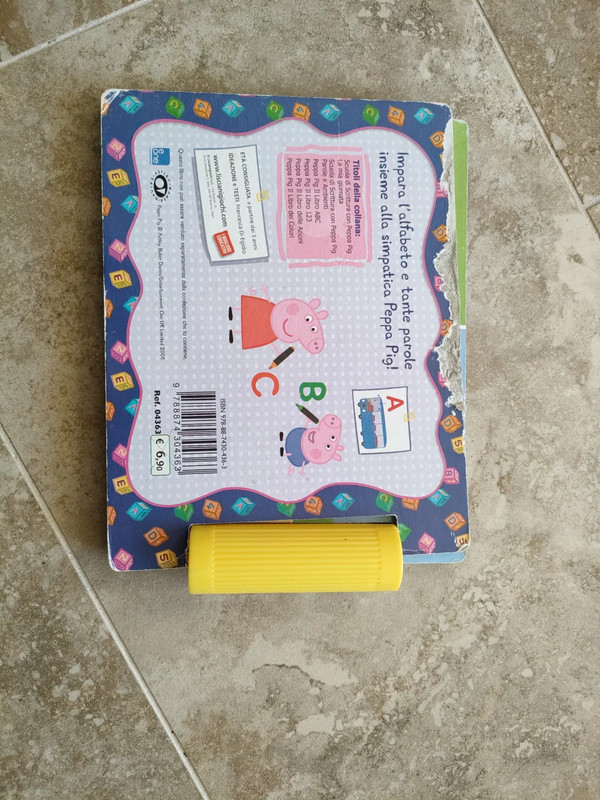 Libro cartonato bambini Peppa pig il libro abc