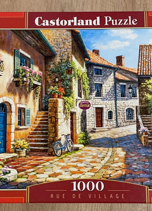 Puzzle Castorland Rue de Village, puzzle 1000 pièces