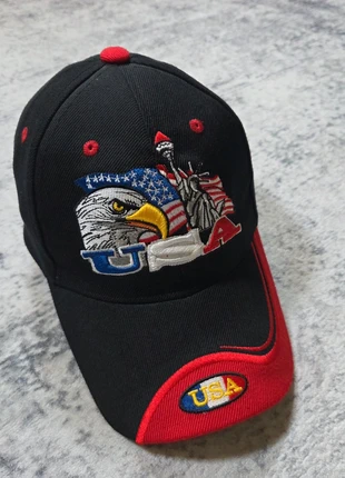 🦅 Casquette Vintage USA Brodée Aigle & Statue de la Liberté, marca: Vintage Dressing, estado: Muito bom, tamanho: Tamanho único, €24.99, €26.94 inclui Proteção do Comprador Pro