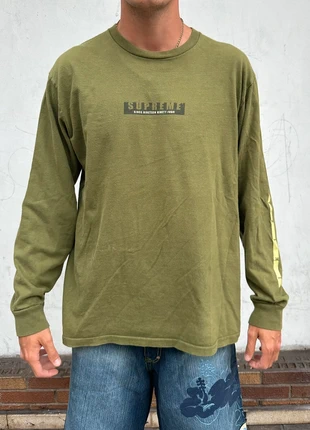 Longsleeve Supreme Green FW18, marca: Supreme, estado: Muy bueno, tamaño: L, 28,00 €, 30,10 € Protección al comprador incluida