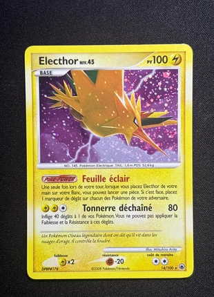 Electhor holo niv 45, marke: Pokémon, zustand: Gut, 8,00 €, 9,10 € inklusive Vinted-Käuferschutz