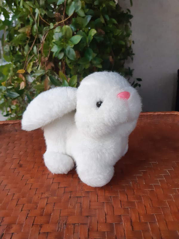 Peluche Bebe Lapin Blanc Vinted