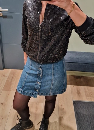 Veste légère à sequins taille 34, marke: Shein, zustand: Sehr gut, größe: XS / 34 / 6, 4,00 €, 4,90 € inklusive Vinted-Käuferschutz