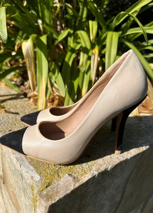Timeless Beige and black Fashion Pumps, marque: studio Blanco, état: Très bon état, taille: 38, 10,00 €, 11,20 € Protection acheteurs incluse