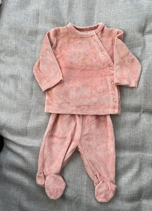 Ensemble pyjama velours 1 mois, condition: Very good, size: Up to 1 month / 50 cm, €1.00, €1.75 includes Buyer Protection