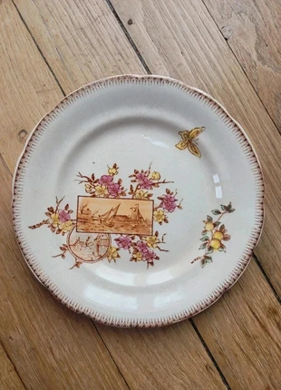 Assiette terre de fer polychrome, Choisy le Roi, 1900, marque: Choisy le Roi, état: Très bon état, 10,00 €, 11,20 € Protection acheteurs (Pro) incluse