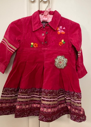 Oilily pink velvet dress age 4, brand: Oilily, condition: Very good, size: 4 years / 104 cm, £8.00, £8.94 includes Buyer Protection