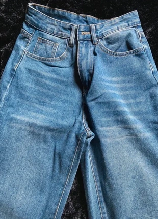 jean droit jambes larges bleu Shein taille XS/34, brand: Shein, condition: Good, size: XS / 34 / 6, €1.50, €2.28 includes Buyer Protection