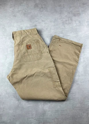Pantalon carhartt B151 DKH single knee workwear baggy beige vintage - Taille 30x30, brand: Carhartt, condizioni: Ottime, taglia: IT 40 | W30, €29.00, €31.15 include la Protezione acquisti Pro