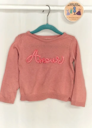 Pull fin fille 3 ans 🩷, marke: Kiabi, zustand: Gut, größe: 3 Jahre / 98, 1,80 €, 2,59 € beinhaltet Vinted-Käuferschutz Pro