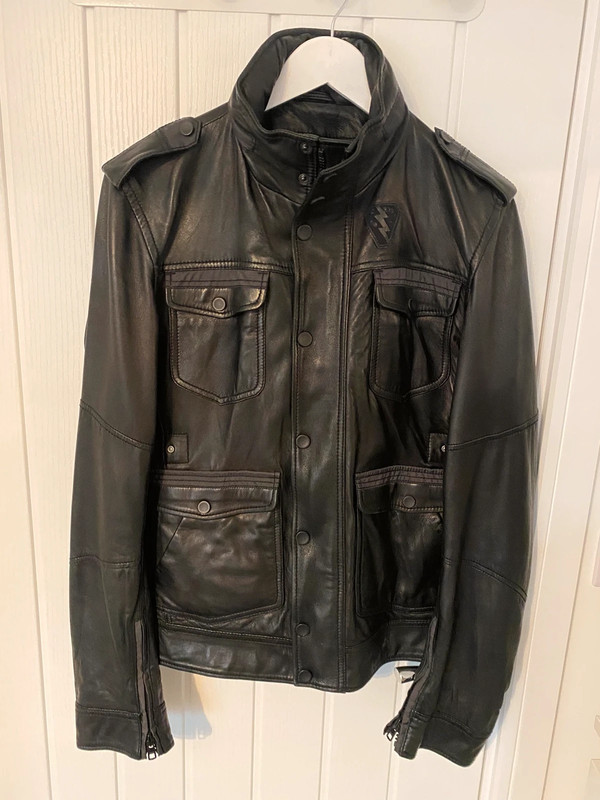 Leather jacket, lambs leather Diesel - Vinted