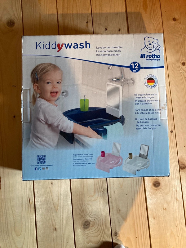 Rotho Kiddywash | Kinder Waschbecken | neu | rosa |  Neu und ungenutzt 1