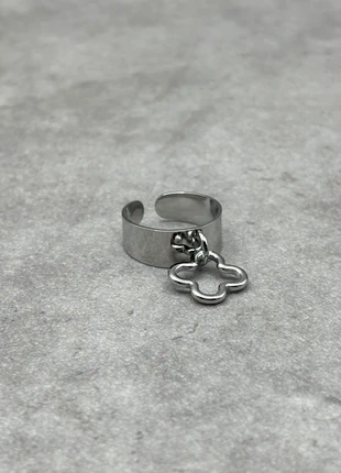 101. Bague argent ajustable, fleur en acier inoxydable style Vintage, Y2k, brand: Vintage Dressing, condition: Very good, size: Adjustable, €6.00, €7.00 includes Buyer Protection Pro