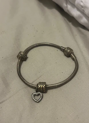 Small pandora bracelet with charm, brand: Pandora, condition: Very good, £10.00, £11.20 includes Buyer Protection