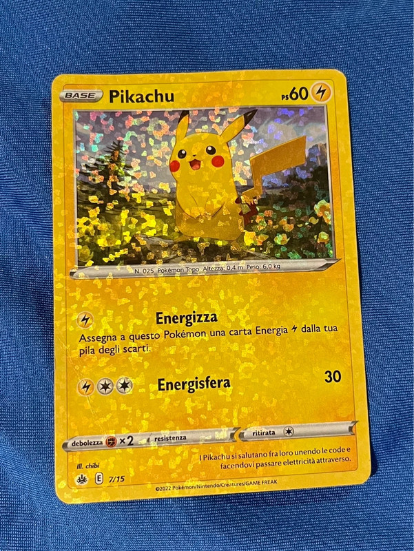 Carta pokemon outlet pikachu