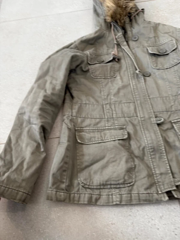 Manteau vert MiM, taille 40, bon état - photo numéro 3