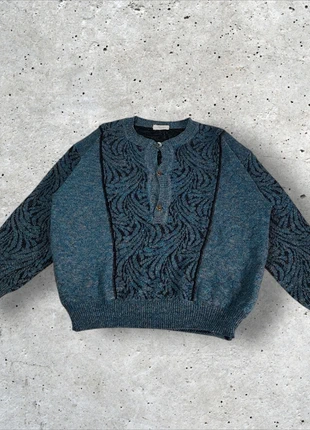 Pull Abstract Graphic Vintage 90's Sweater Coupe Boxy Laine - Taille XL Femme -1764, marke: Vintage Dressing, zustand: Sehr gut, größe: XL / 42 / 14, 22,90 €, 24,75 € inklusive Vinted-Käuferschutz