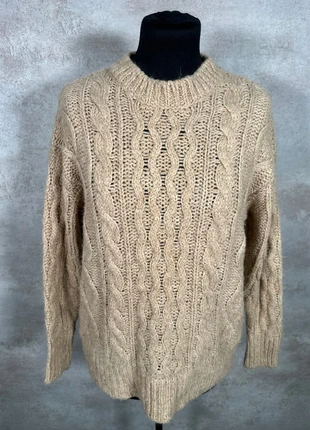 Pull Maille Torsadée Cable Knit Vintage Mng beige chaud laine bouclee taille XS, marque: Vintage Dressing, état: Très bon état, taille: XS / 34 / 6, 8,00 €, 9,10 € Protection acheteurs (Pro) incluse