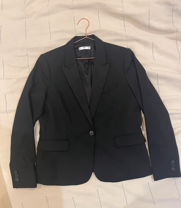 Blazer preto Mango 1