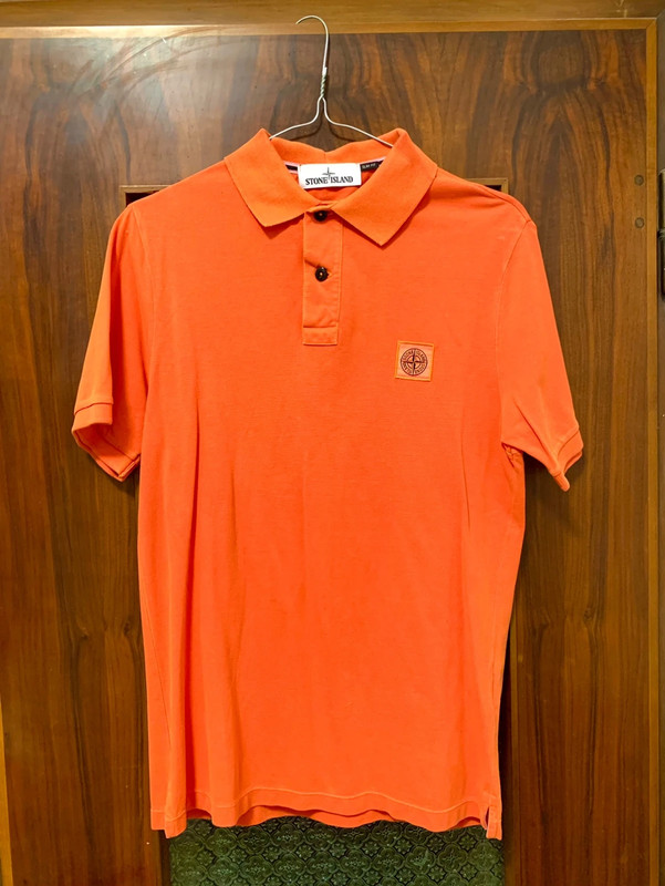 Polo Arancione Stone Island Vinted