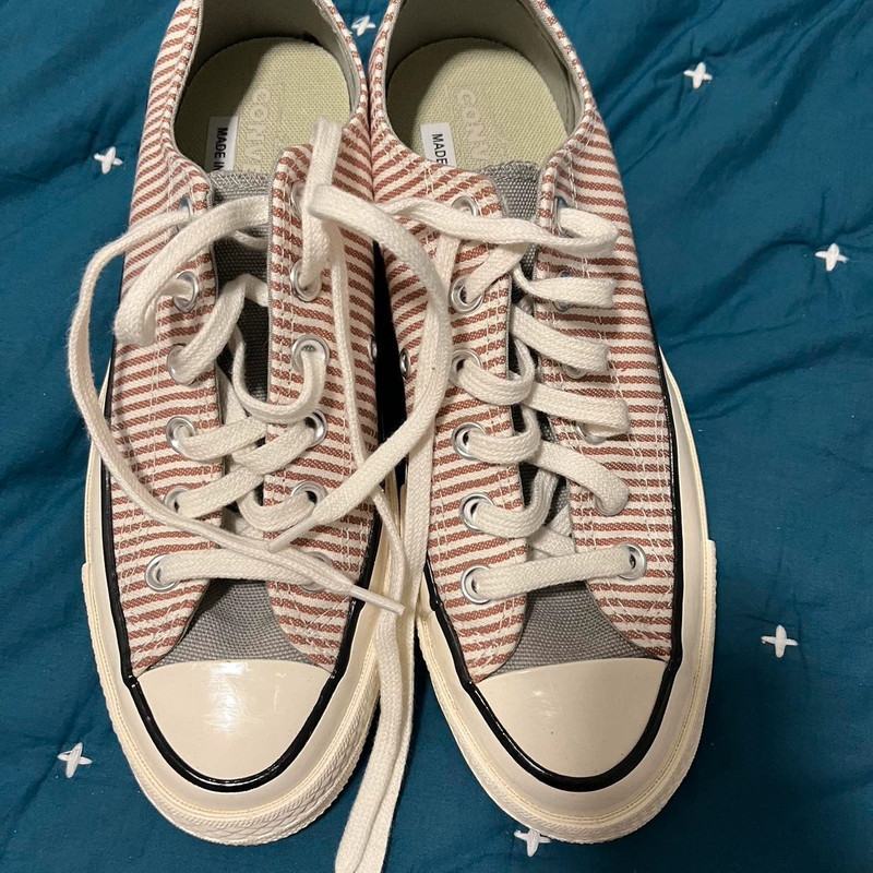 Converse Striped Chuck Taylor’s, Size 7.5 1