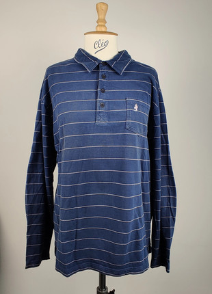 Polo manches longues Marlboro Classics rayé bleu – Taille XXL, marque: Marlboro Classics, état: Très bon état, taille: XXL, 29,90 €, 32,10 € Protection acheteurs incluse