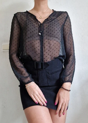 Blouse à pois 🩷, marke: Lefties, zustand: Neu, größe: S / 36 / 8, 10,00 €, 11,20 € inklusive Vinted-Käuferschutz