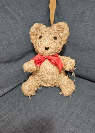 Rieten beer, merk: Merry Christmas, staat: Goed, € 1,00, € 1,75 inclusief Kopersbescherming