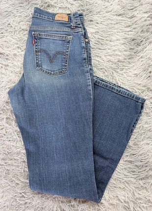 Jean relaxed bootcut bleu marine women femme Levi's taille W28 x L31 JLM399, marke: Levi's, zustand: Gut, größe: M / 38 / 10, 18,00 €, 19,60 € beinhaltet Vinted-Käuferschutz Pro