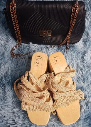 Finzi Women Skin Wonen Wrap Up Wedge Sandal – UK 3, brand: Finzi, condition: Good, size: 3, £5.99, £6.99 includes Buyer Protection