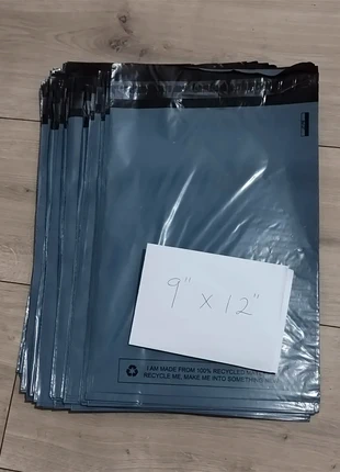 9" by 12" 100 pieces strong grey shipping bags mail postal delivery parcel self seal bag, brand: ShippingBags, condition: Very good, £5.00, £5.95 includes Buyer Protection